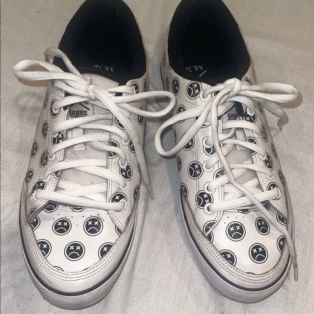Y2K C1RCA AL50 Adrian Lopez SZ 10.5 Skate Shoe Skater Emo Grunge GUC RARE DESIGN